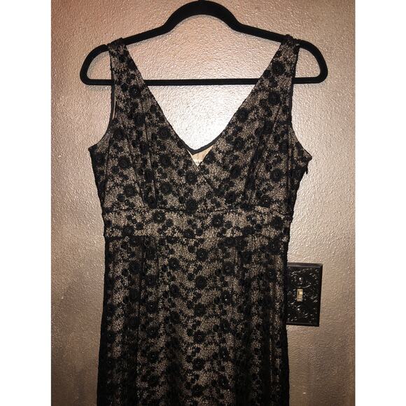 LK Bennett Cocktail Prom New Years Eve Floral Lace Surplice Sleeveless Dress - Picture 6 of 12